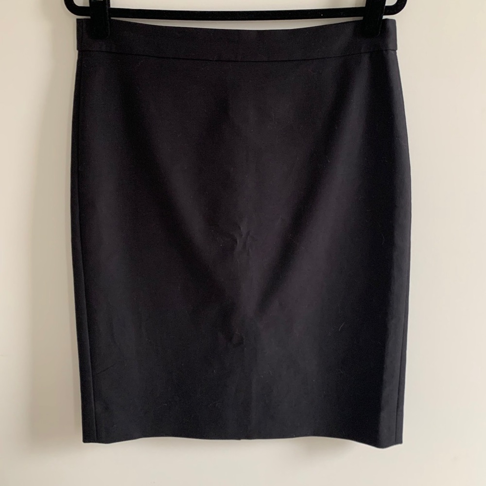 J.Crew Black No.2 Pencil Skirt